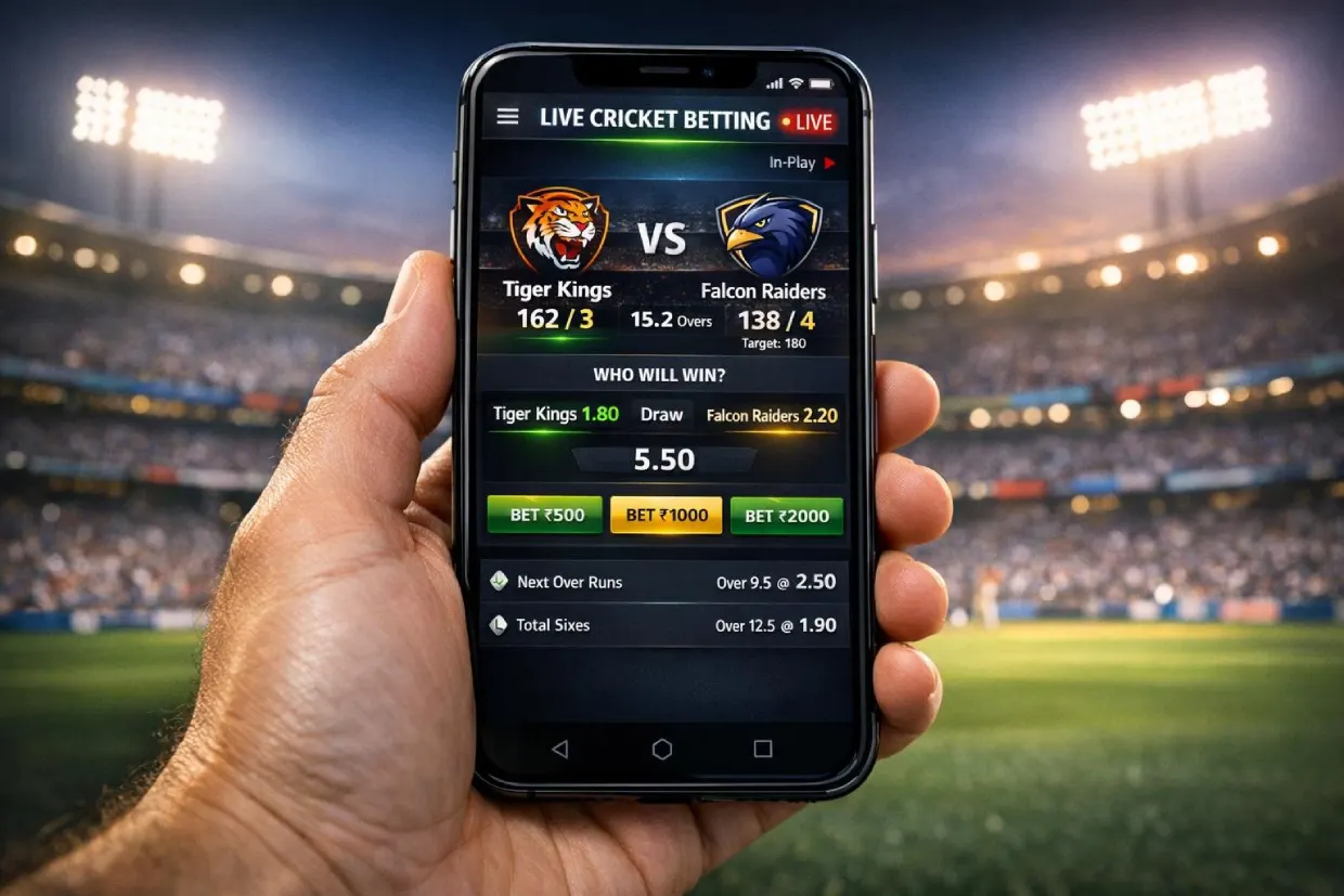 Live cricket betting on FairPlay App through fairplayexchid.net